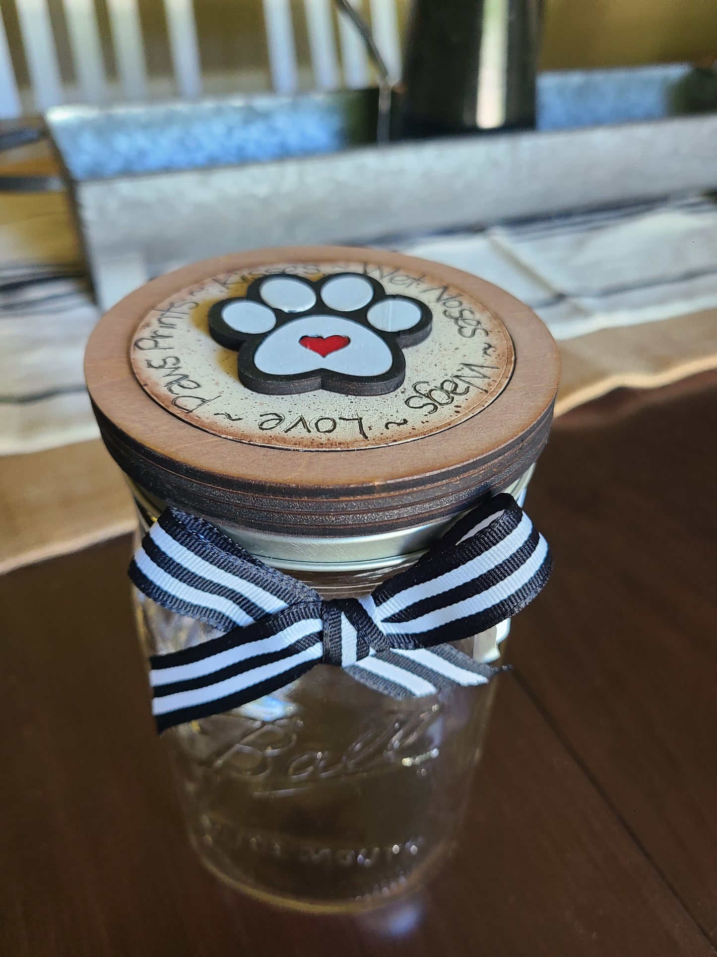 Pet treat jar