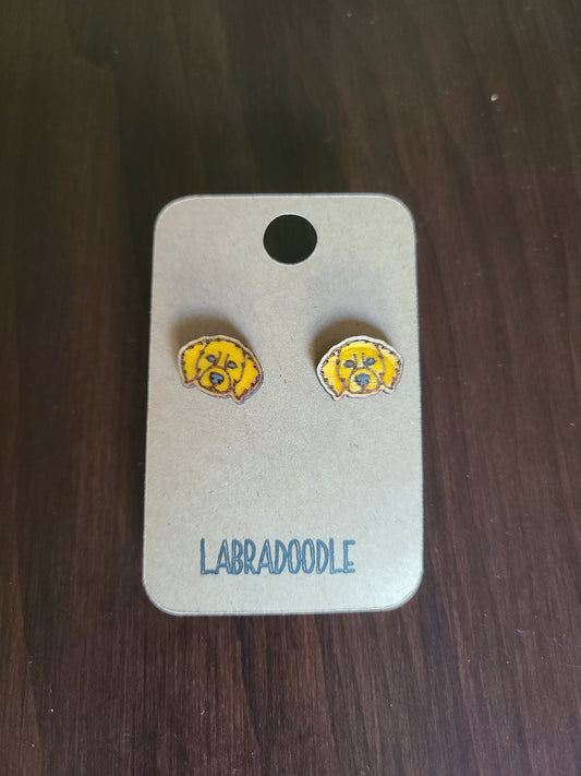 Dog Stud Earrings