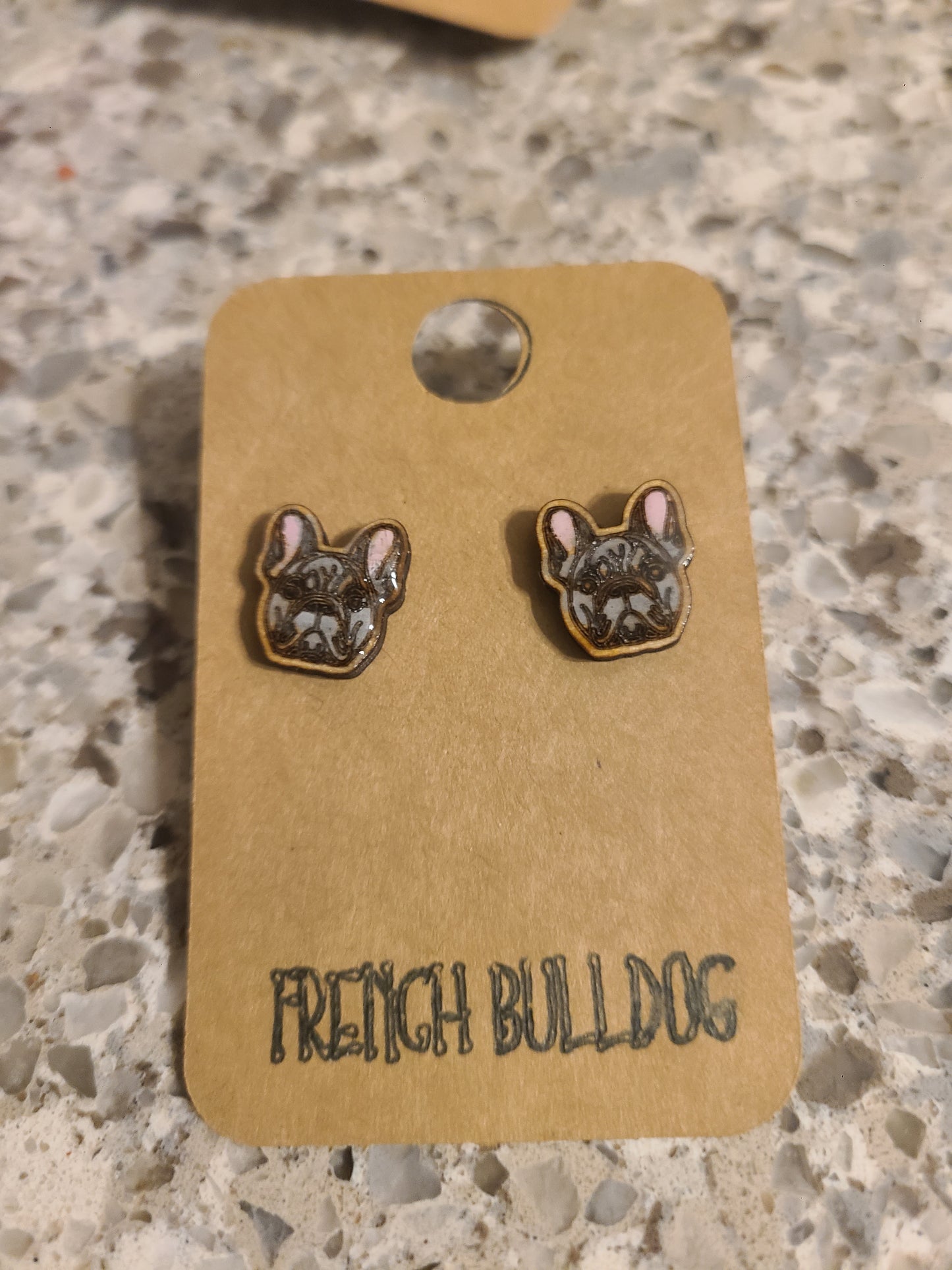 Small Breed Dog Stud Earrings