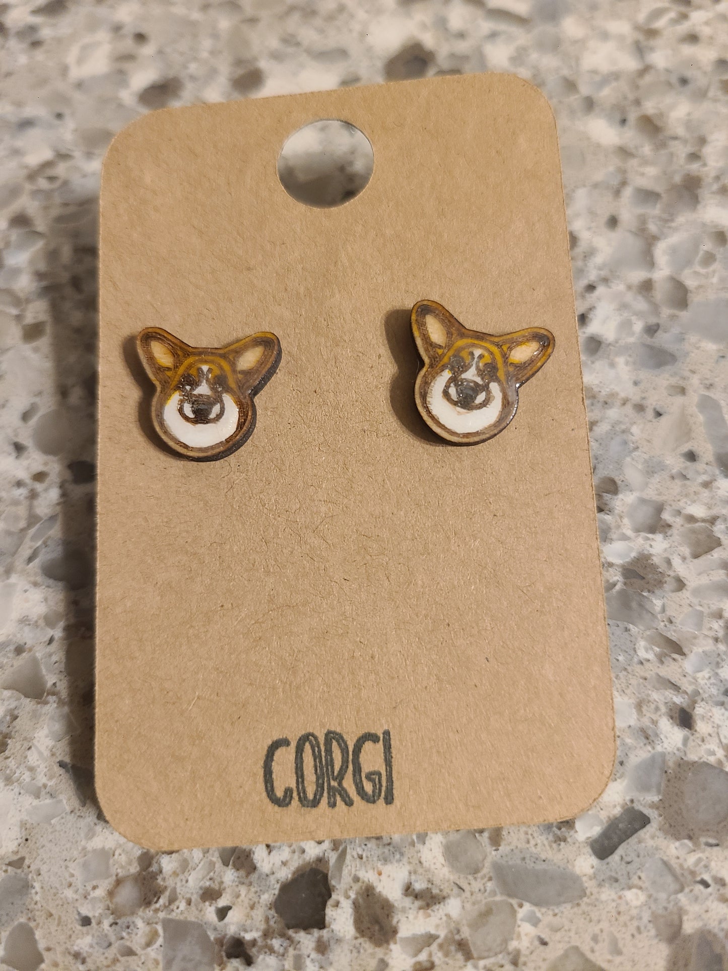 Small Breed Dog Stud Earrings